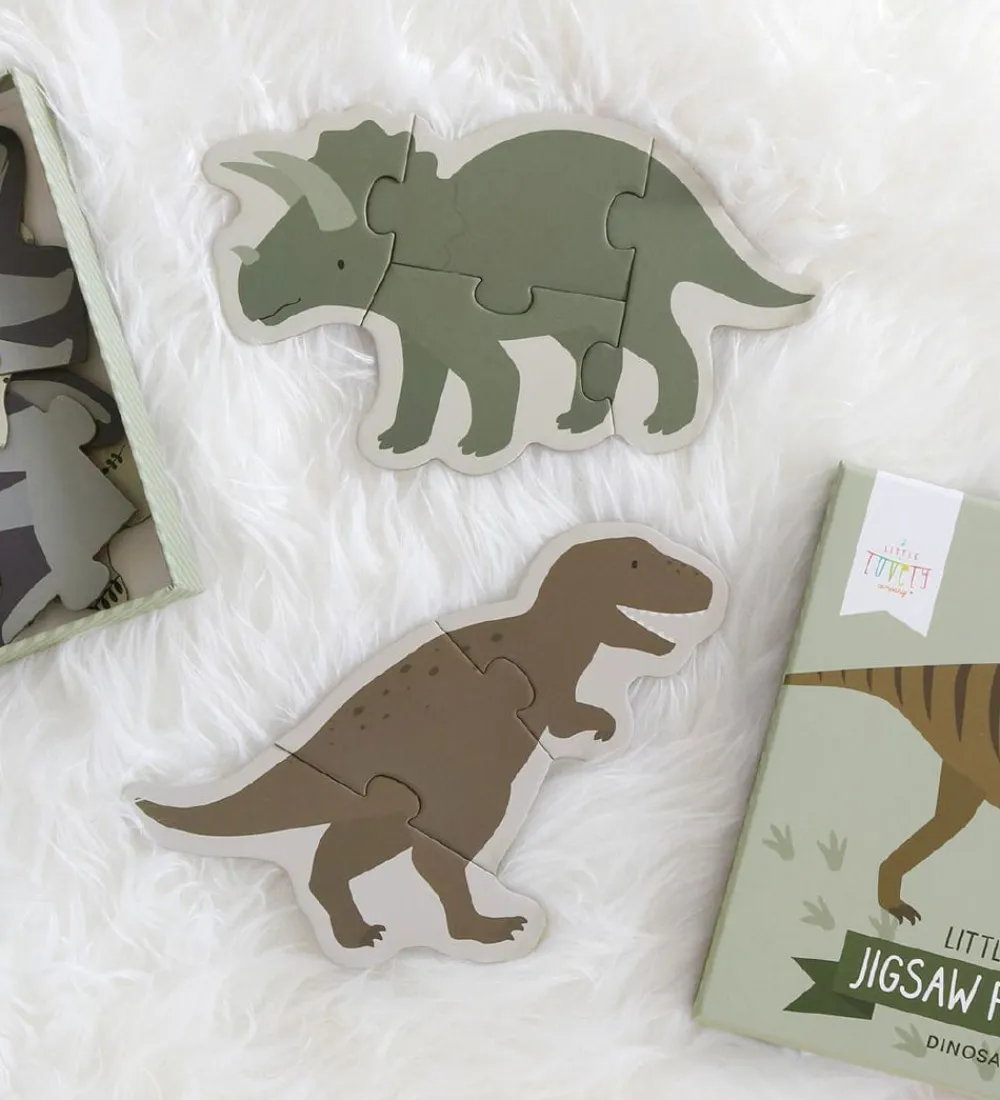 A Little Lovely Company Puslespil|Spil>Puslespil - 5-i-1 - Dinosaur