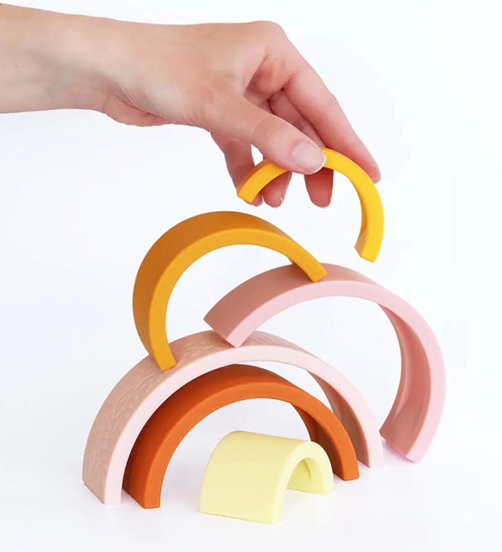 A Little Lovely Company Stablelegetøj>Stablelegetøj - Silikone - Sunset