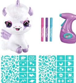 Airbrush Plush Kreasæt>Bamse - DYI - Magic Unicorn