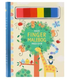Alvilda Malebog>Aktivitetsbog - Fingermalebog Med Dyr - Dansk