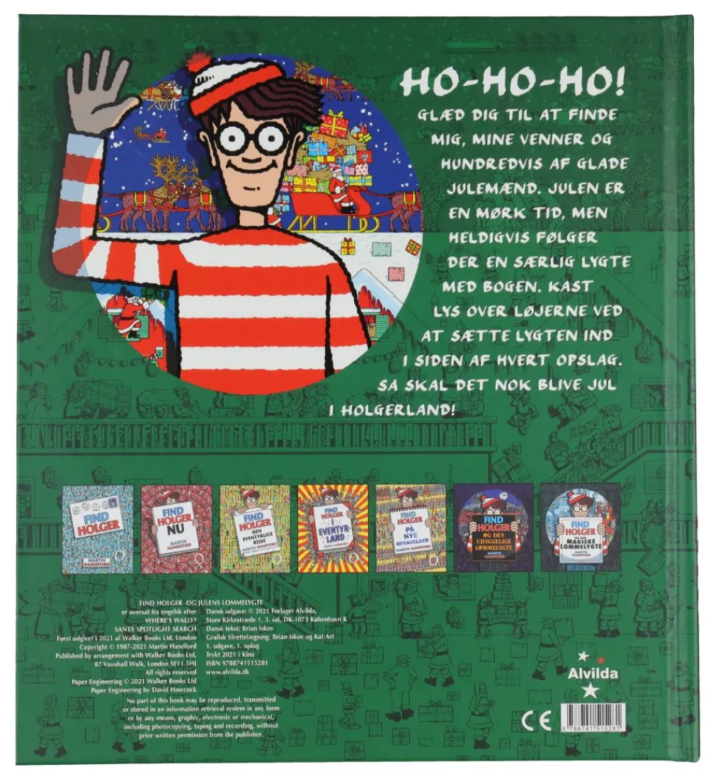 Alvilda Lommelygter>Aktivitetsbog - Find Holger Og Julens Lommelygte - Dansk