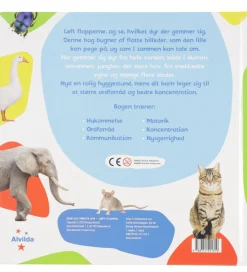 Alvilda Bøger>Billedbog m. Flapper - Dine 100 Første Dyr - Dansk