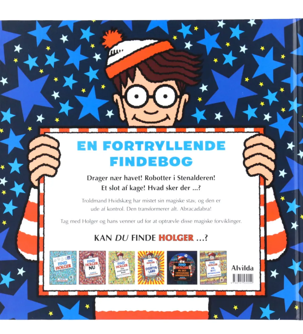 Alvilda Bøger|Kreativ Leg>Bog - Find Holger - Mageløst Magisk Mylder - DA