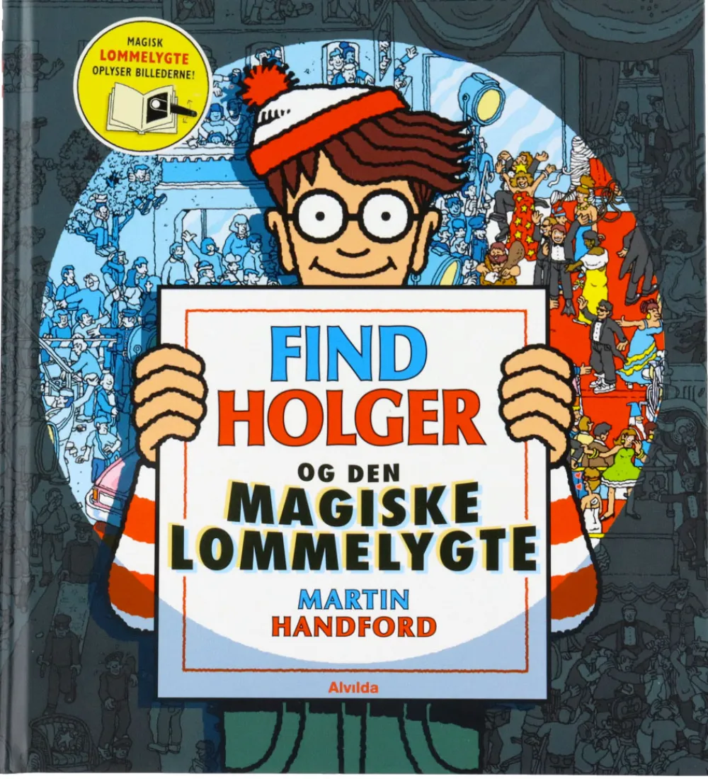 Alvilda Lommelygter>Bog - Find Holger & Den Magiske Lommelygte - Dansk