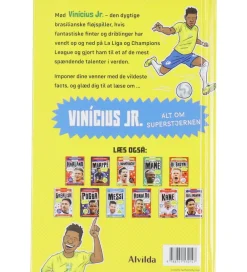 Alvilda Bøger>Bog - Fodboldstjerner - Vinicius Jr. - Dansk