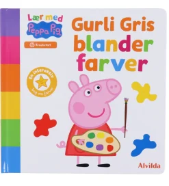 Alvilda Bøger>Bog - Lær med Gurli Gris - Gurli Gris Blander Farver