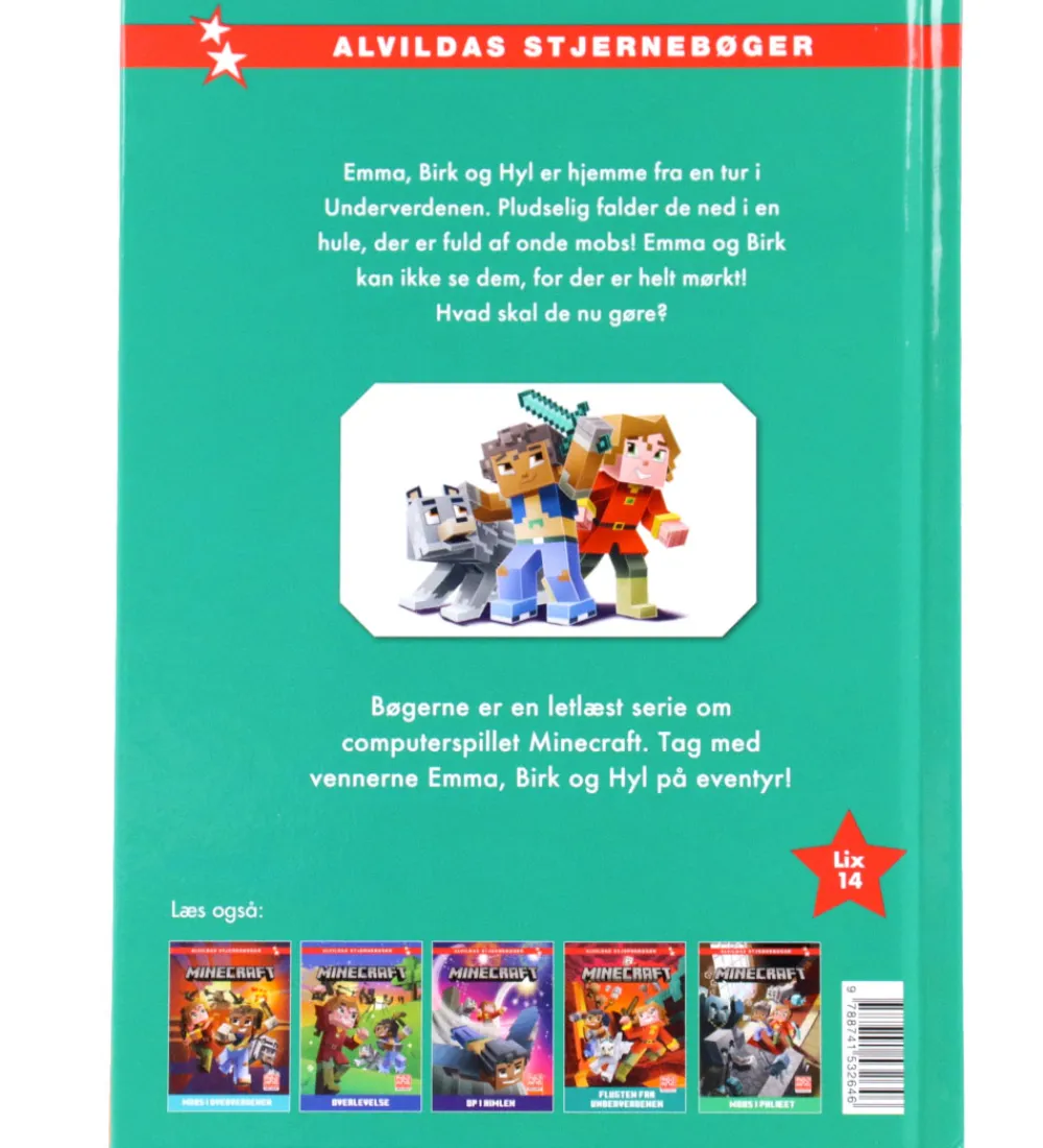 Alvilda Bøger>Bog - Minecraft - Den Mørke Hule - DA