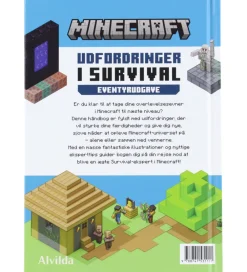 Alvilda Bøger>Bog - Minecraft - Udfordringer I Survival: Eventyrudgave