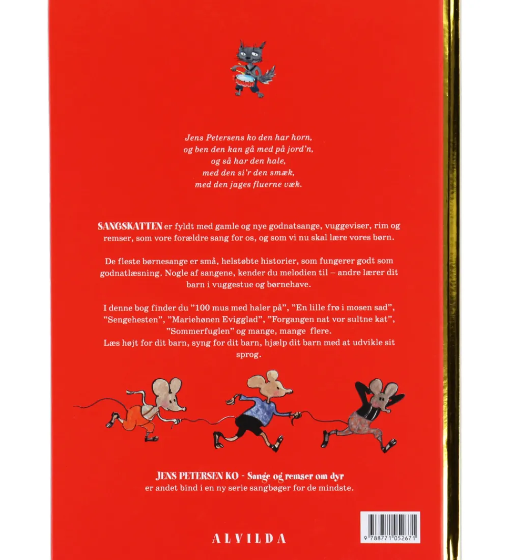 Alvilda Bøger>Bog - Sangskatten - Jens Petersens Ko