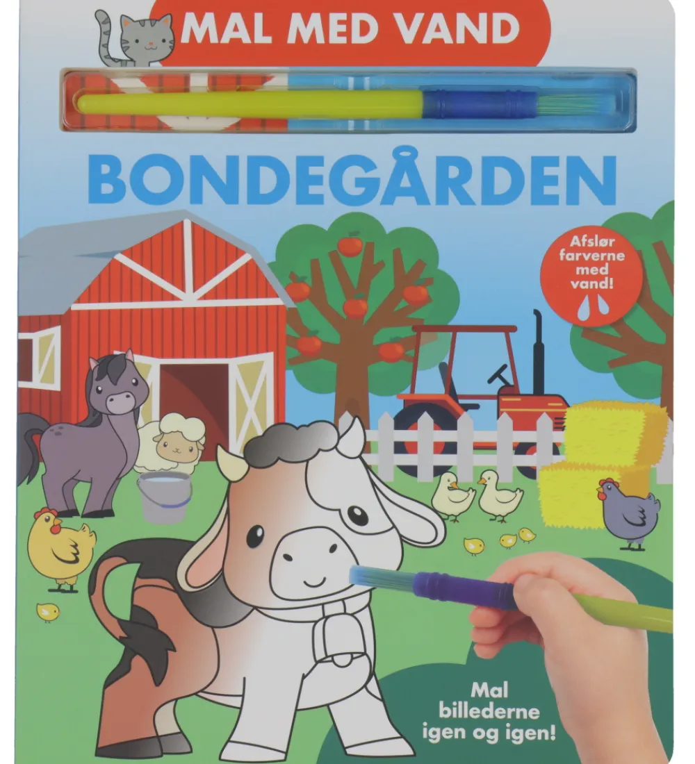 Alvilda Malebog>Malebog - Mal med Vand - Bondegården