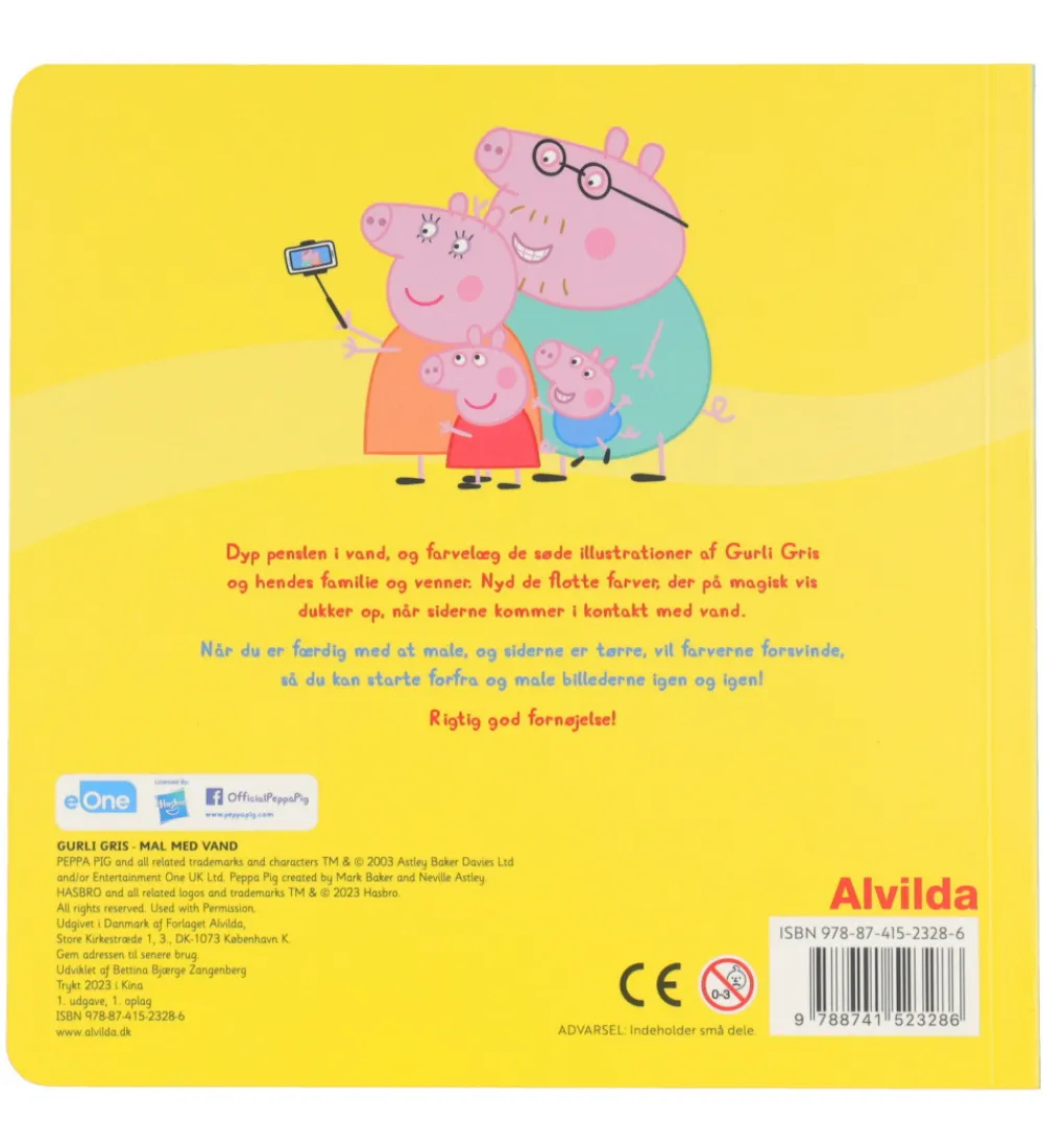 Alvilda Malebog>Malebog - Mal Med Vand - Gurli Gris