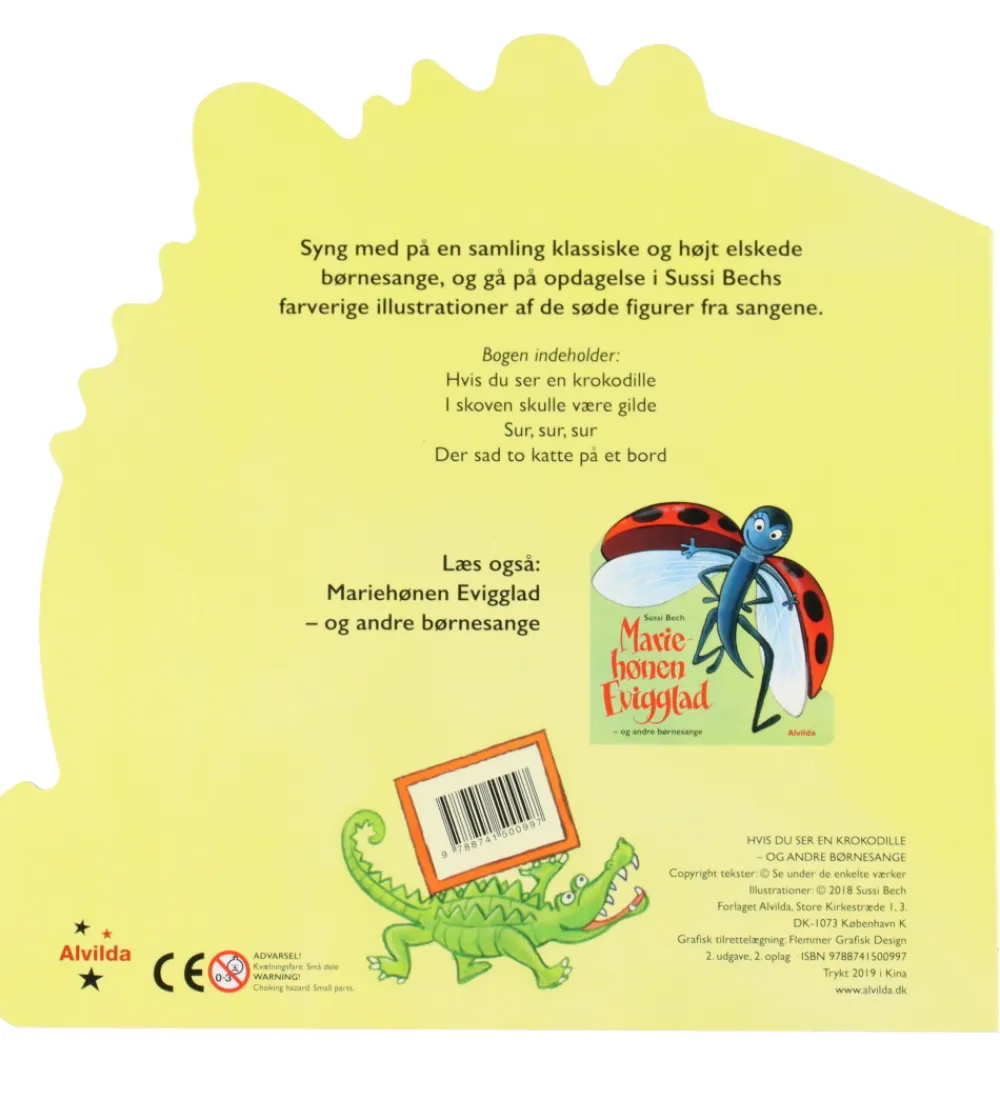 Alvilda Bøger>Sangbog - Hvis Du Ser En Krokodille - Og Andre Børnesang