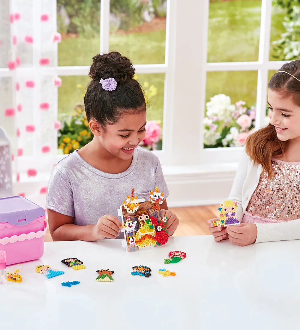 Aquabeads Perler>Perlesæt - 2500+ stk. - Disney Princess Creation Cube
