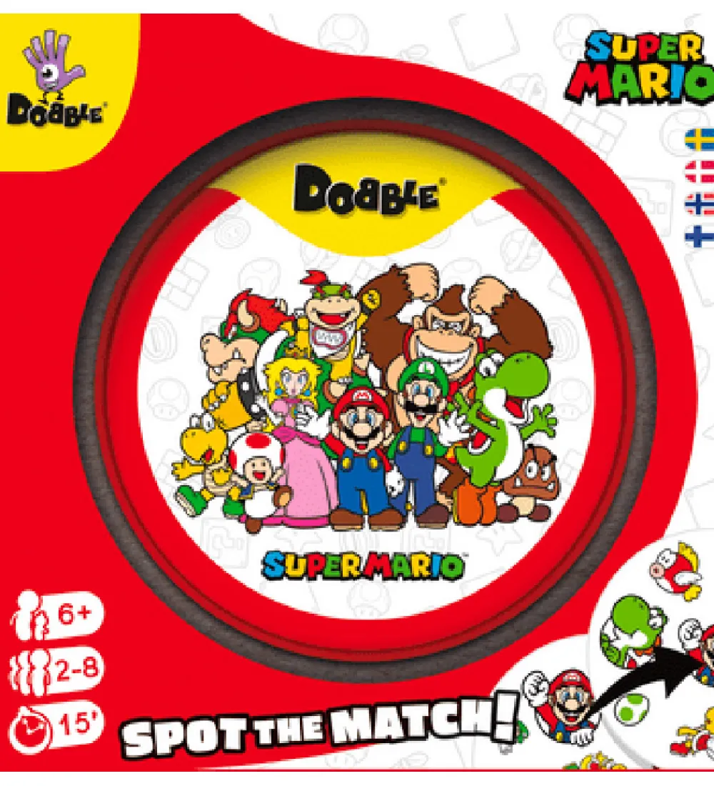 Asmodee Spil>- Dobble - Super Mario Nordic