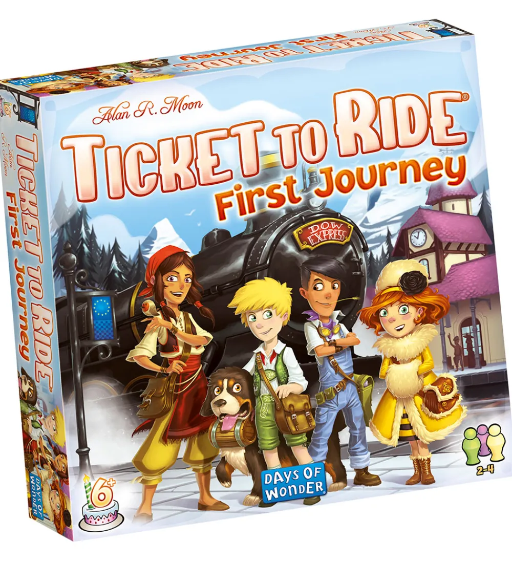 Asmodee Spil>- Ticket To Ride Brætspil - First Journey - Nordic