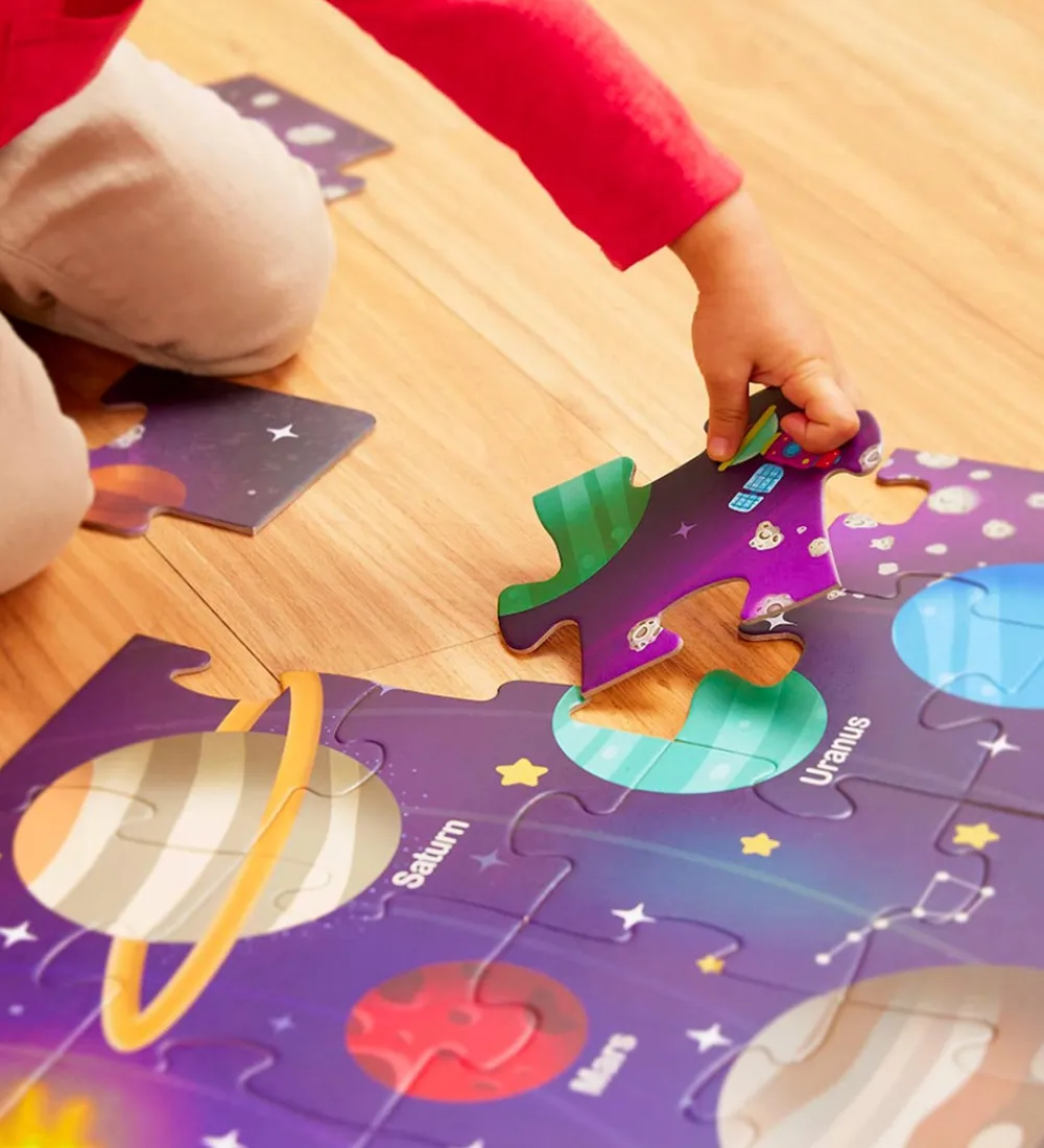 B. toys Puslespil>Gulvpuslespil - 48 brikker - Solsystemet