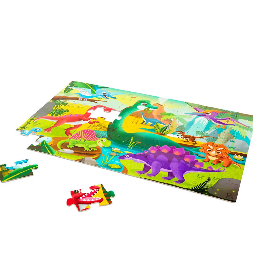 B. toys Puslespil>Gulvpuslespil - 48 Brikker - Dino