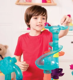 B. toys Kuglebaner>Kuglebane m. Lys/Lyd - 62 dele - Multifarvet