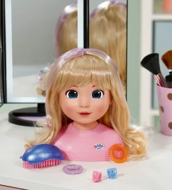 BABY born Dukker Og Tilbehør>Dukkehoved m. Tilbehør - Carla