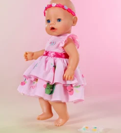 BABY born Dukker Og Tilbehør>Dukketøj - Kjole m. Applikationer - 43 cm