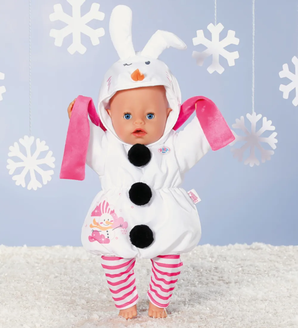 BABY born Dukker Og Tilbehør>Dukketøj - Snemandsdragt m. Tørklæde - 43 cm