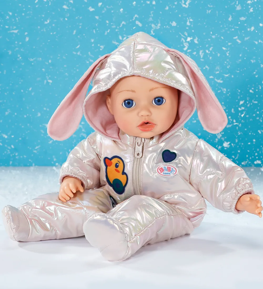 BABY born Dukker Og Tilbehør>Dukketøj - Vinterdragt m. Kaninører - 43 cm