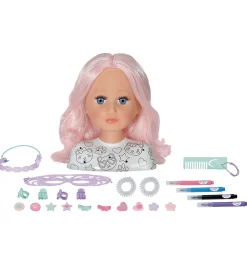 BABY born Dukker Og Tilbehør>Sminkehoved m. Tilbehør - Sister Styling Artist