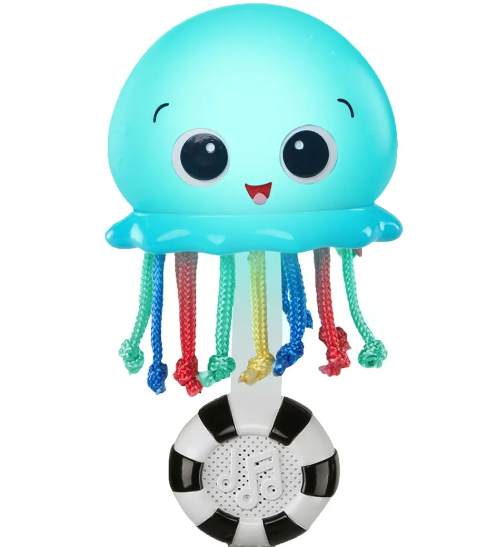 Baby Einstein Gribelegetøj>Musikrangle - Ocean Glow Sensory Shaker - Blå/Hvid