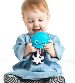 Baby Einstein Gribelegetøj>Musikrangle - Ocean Glow Sensory Shaker - Blå/Hvid