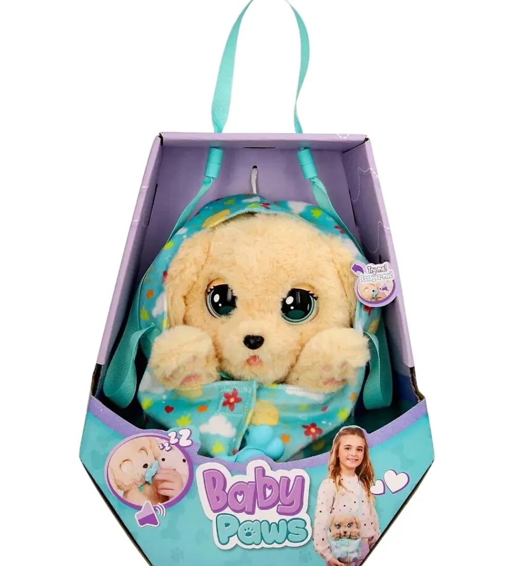 Baby Paws Bamser>Interaktiv Bamse - Labrador - 22,5 cm