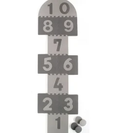 BabyDan Legetæpper Og Legegulve>Hinkeskumgulv - Jump & Play - Assorteret - Grå