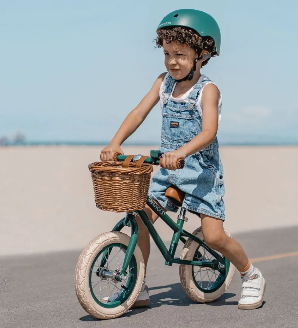 Banwood Løbecykler>Løbecykel - First Go! - Mørkegrøn