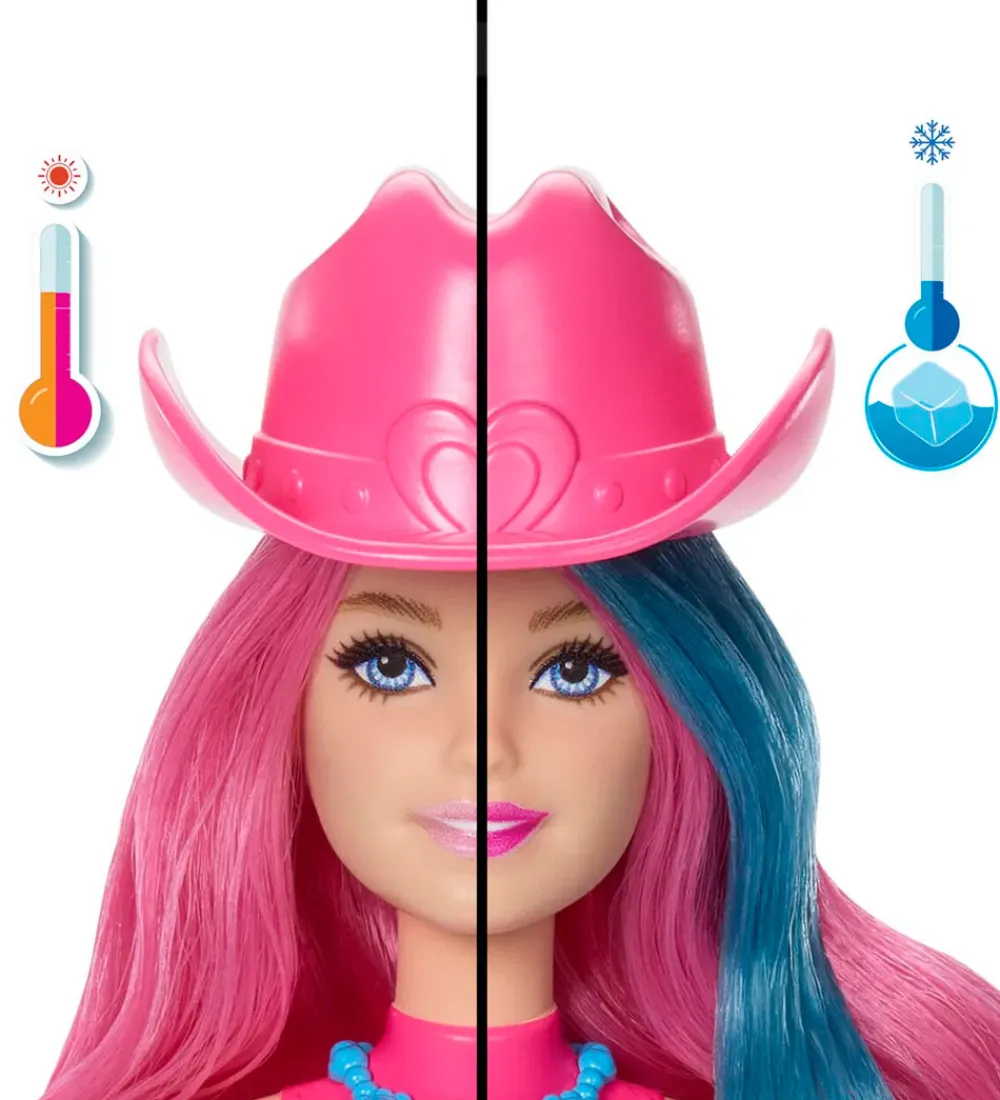 Barbie Dukker Og Tilbehør>Dukke - 30 cm - Color Reveal Disco Star - Assorteret