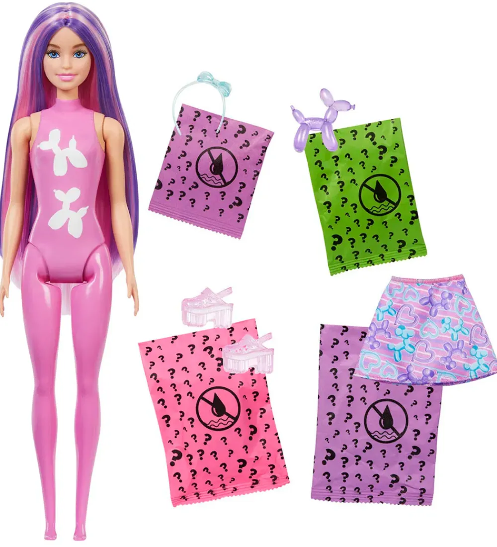 Barbie Dukker Og Tilbehør>Dukke - 30 cm - Color Reveal Balloon Animals - Assorteret