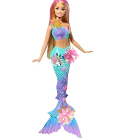 Barbie Dukker Og Tilbehør>Dukke - Blooming Magic White Mermaid Doll