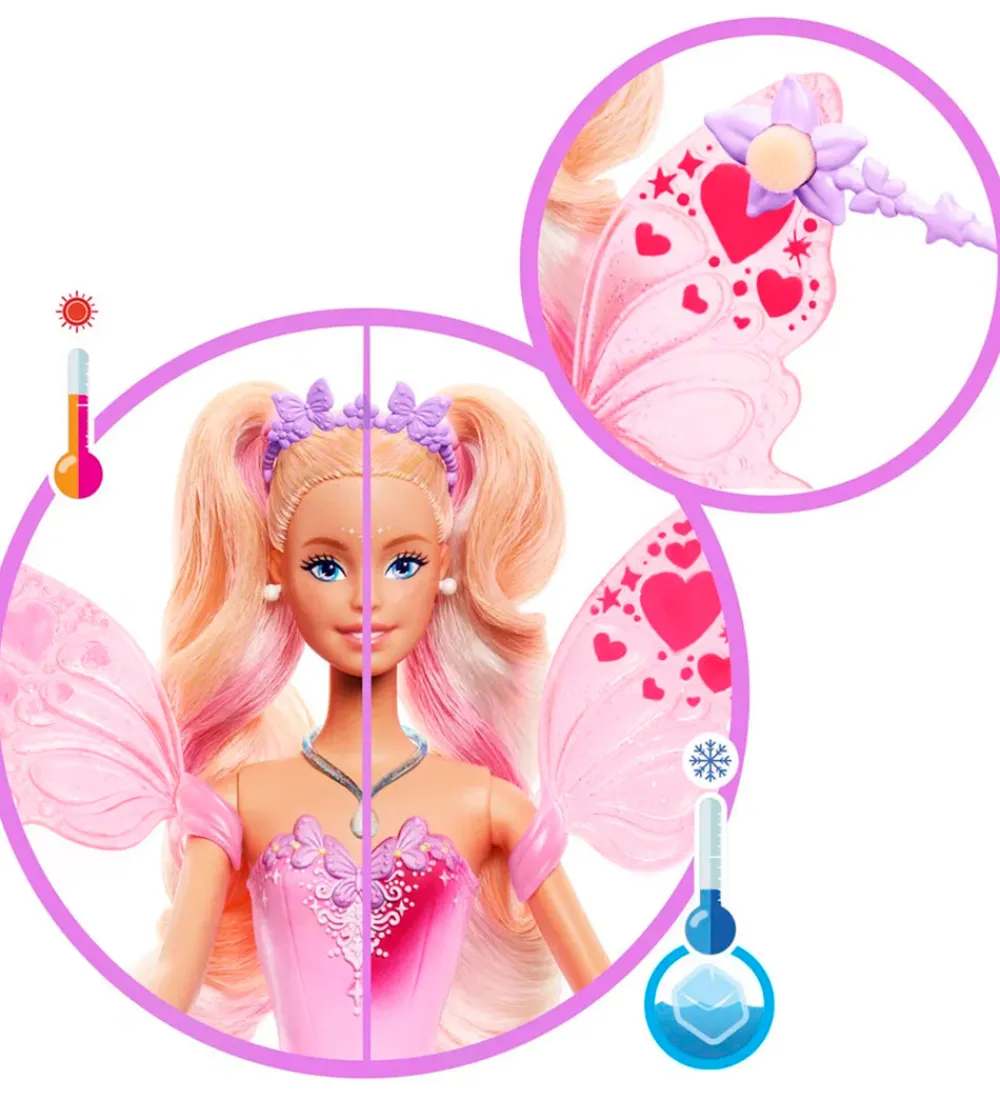 Barbie Dukker Og Tilbehør>Dukke - 30cm - Color Change Fairy