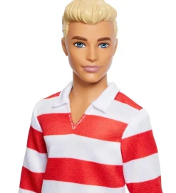 Barbie Dukker Og Tilbehør>Dukke - Fashionista - Ken m. Red & White Stripes