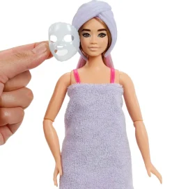 Barbie Figurer|Dukker Og Tilbehør>Dukke - Party Unboxed Pink Curvy Doll