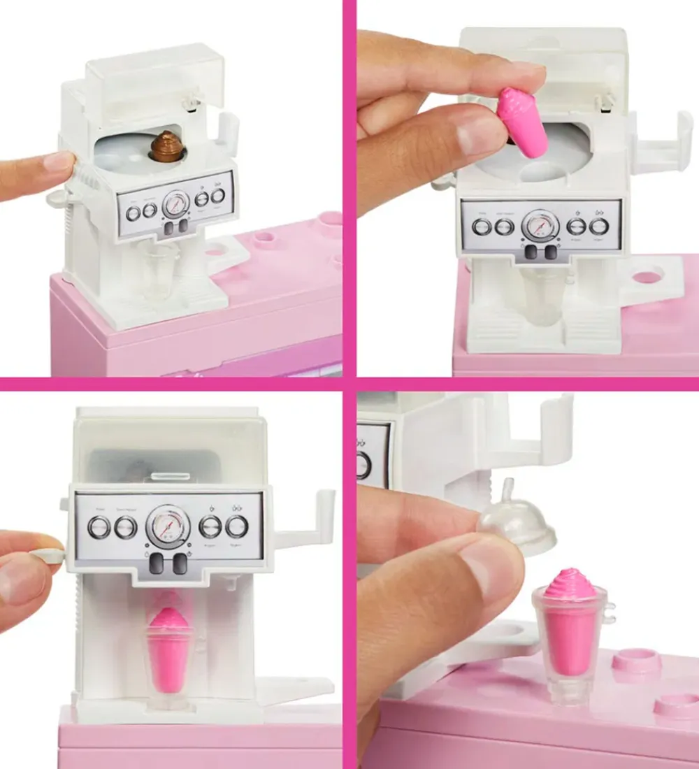 Barbie Figurer|Dukker Og Tilbehør>Legesæt - Kaffebutik m. Tilbehør