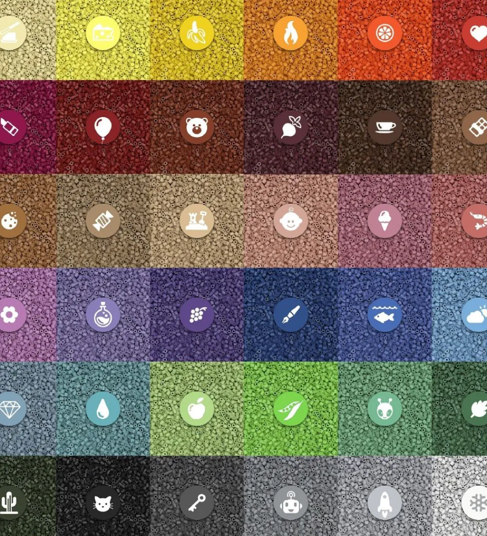 Beady Perler>Paint - 14.400 Perler - 9 Plader