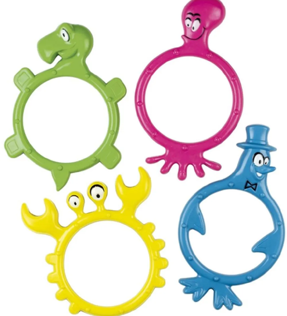 BECO Badelegetøj>Dykkerringe - Diving Monster - 4-Pak - Multifarvet