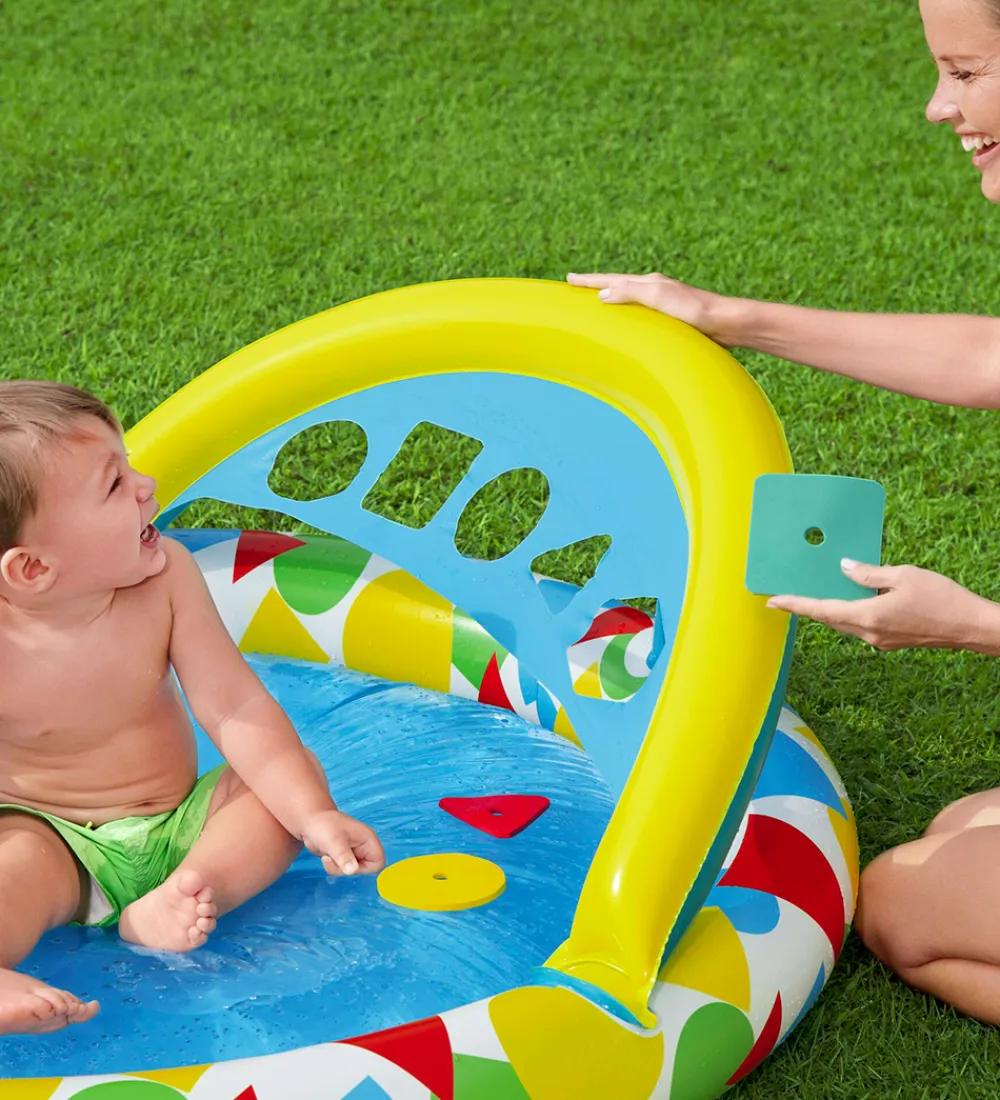 Bestway Udeleg Og Udendørs Legetøj|Vandleg>Legebassin - 120x117x46 cm - Lil' Splash & Learn