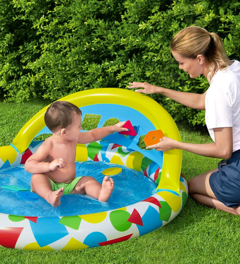 Bestway Udeleg Og Udendørs Legetøj|Vandleg>Legebassin - 120x117x46 cm - Lil' Splash & Learn