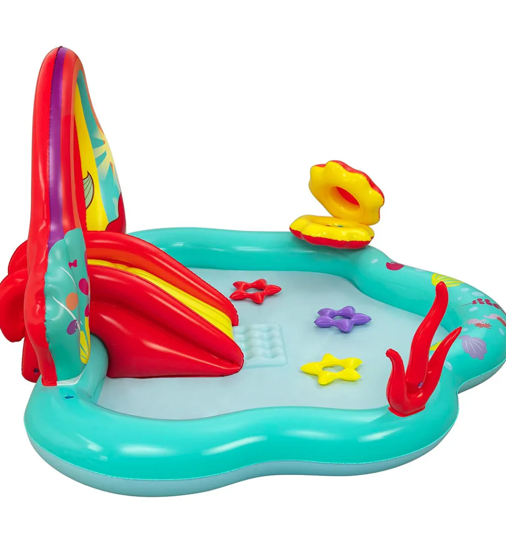 Bestway Udeleg Og Udendørs Legetøj|Vandleg>Legebassin - 221x193x117 cm - Disney - Den Lille Havfrue