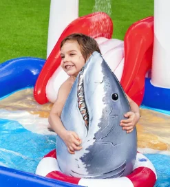 Bestway Udeleg Og Udendørs Legetøj|Vandleg>Legebassin - 234x203x129cm - Lifeguard Tower