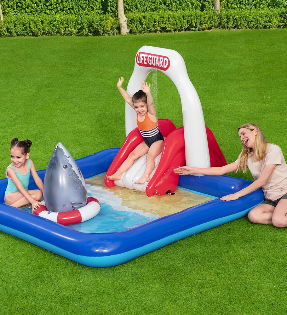 Bestway Udeleg Og Udendørs Legetøj|Vandleg>Legebassin - 234x203x129cm - Lifeguard Tower