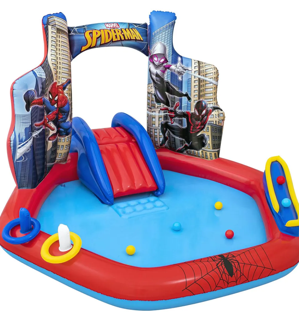 Bestway Vandleg|Udeleg Og Udendørs Legetøj>Legebassin m. Tilbehør - 211 x 206 cm - Spider-Man