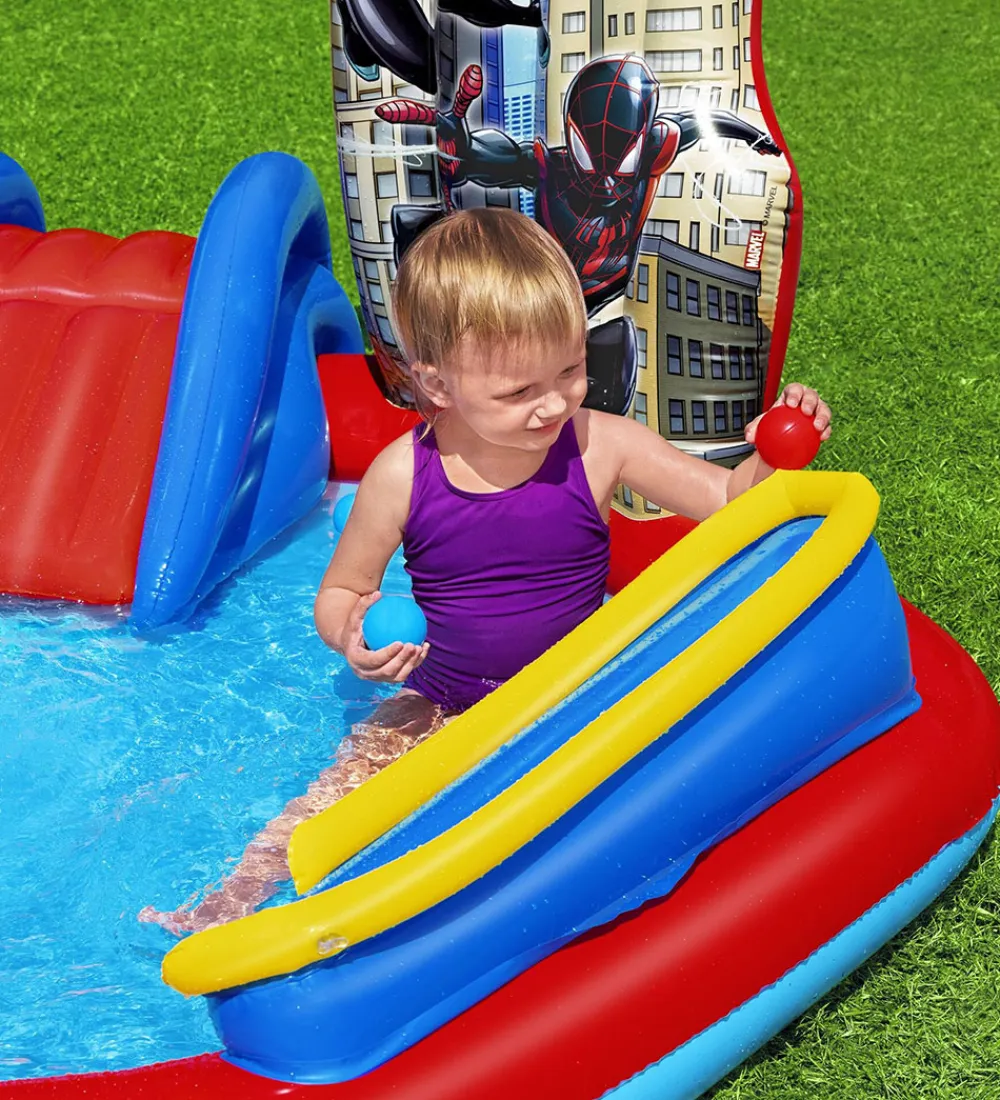 Bestway Vandleg|Udeleg Og Udendørs Legetøj>Legebassin m. Tilbehør - 211 x 206 cm - Spider-Man