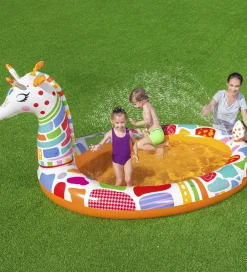 Bestway Udeleg Og Udendørs Legetøj|Vandleg>Sprinklerbassin - 266x157cm - Groovy Giraffe Sprayer