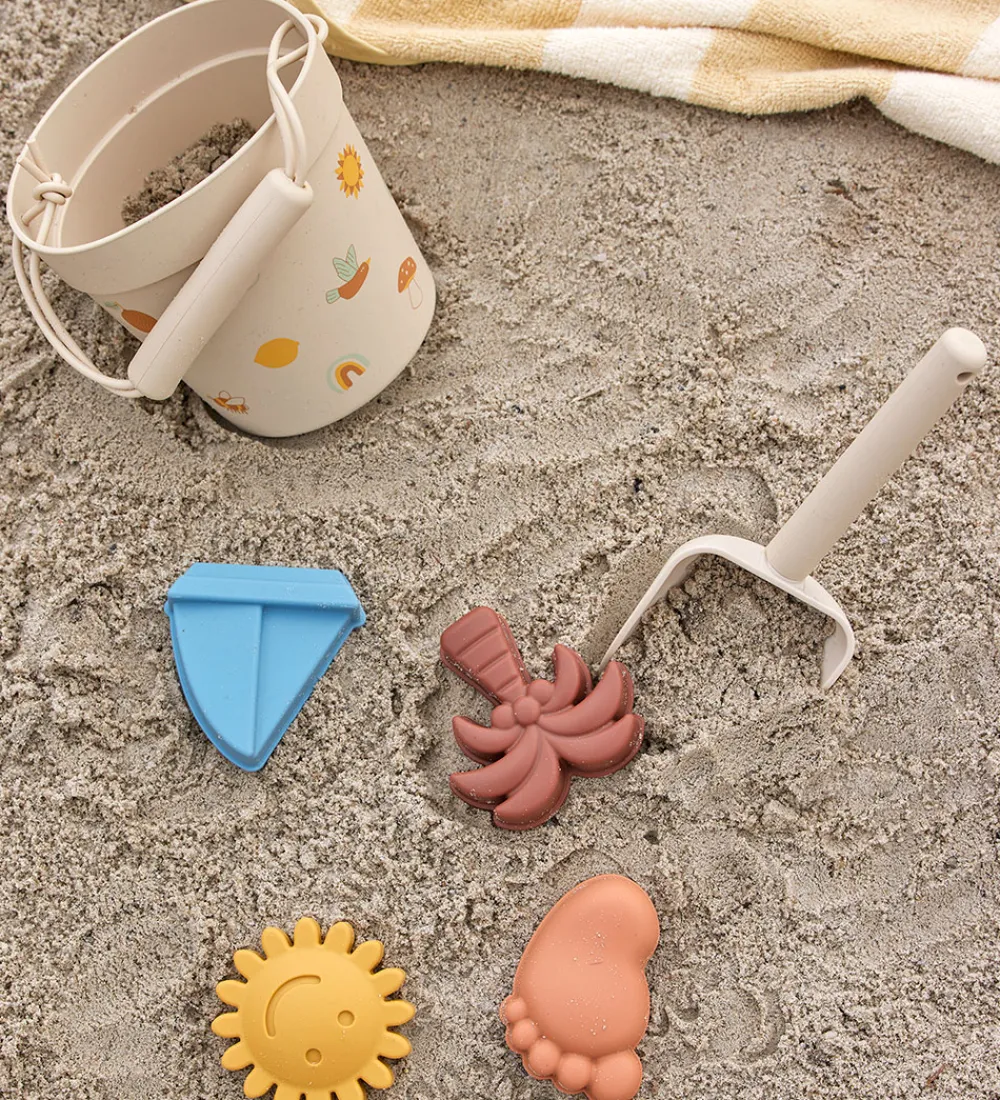 Bloomingville Udeleg Og Udendørs Legetøj|Strandlegetøj>Mini Strandsæt - Agnes - Silikone - Natur